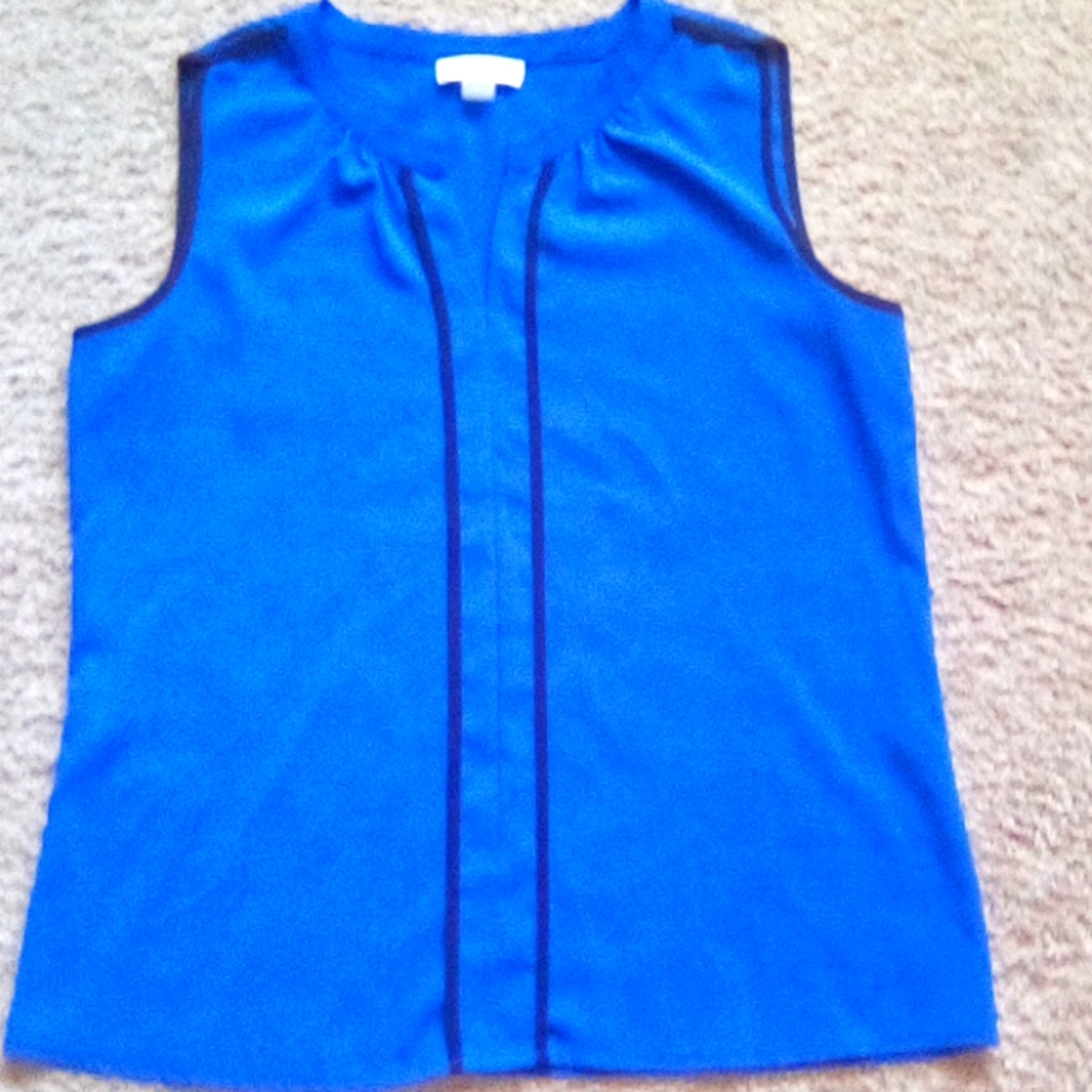 Calvin Klein Sleeveless Casual Blouse Shirt Tank Top